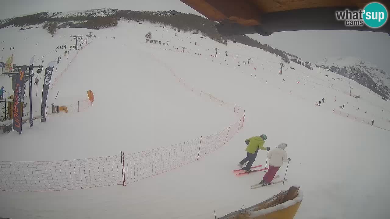 Livigno webcam – view on Livigno Ski School area – LivignoGO