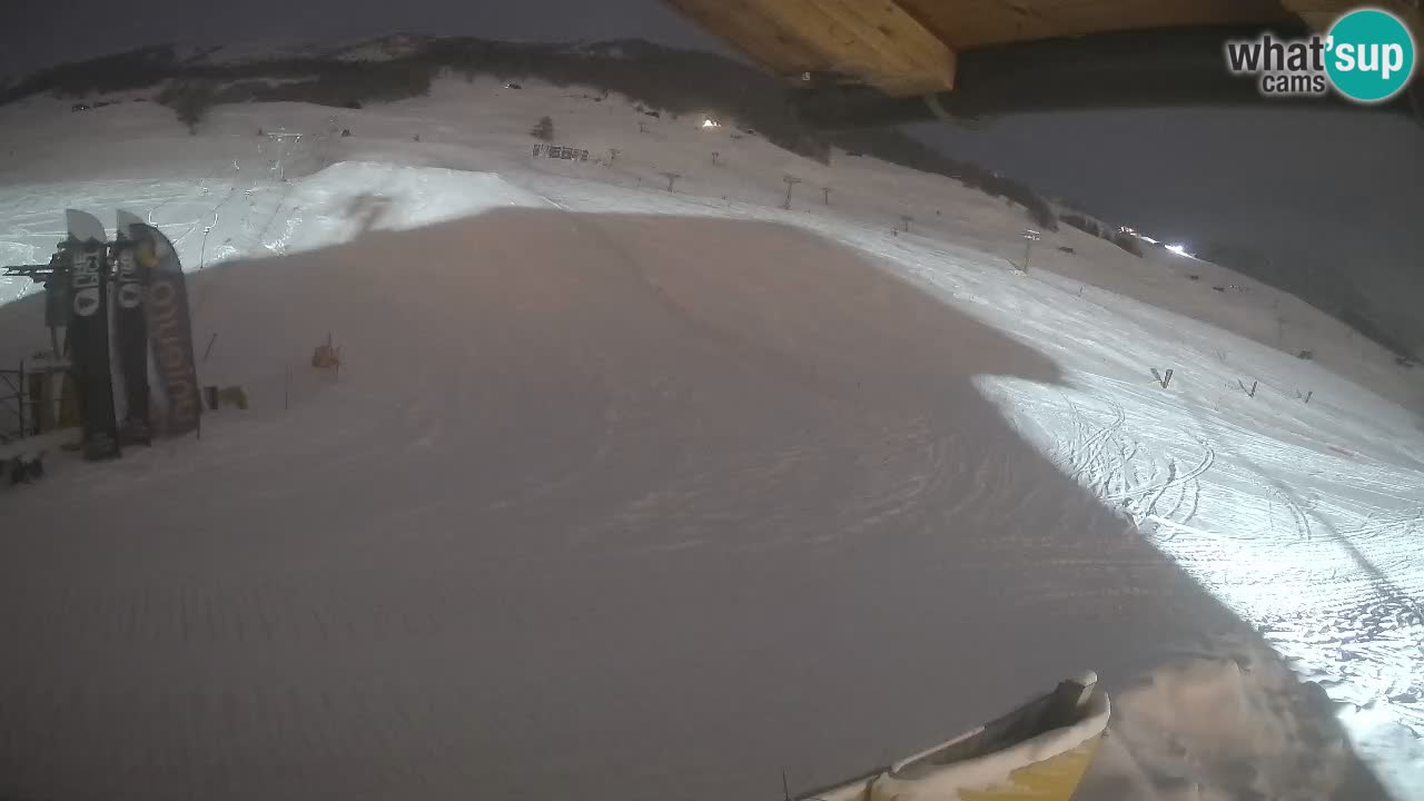 Livigno LIVE cam smučišče | pogled na smučarske proge