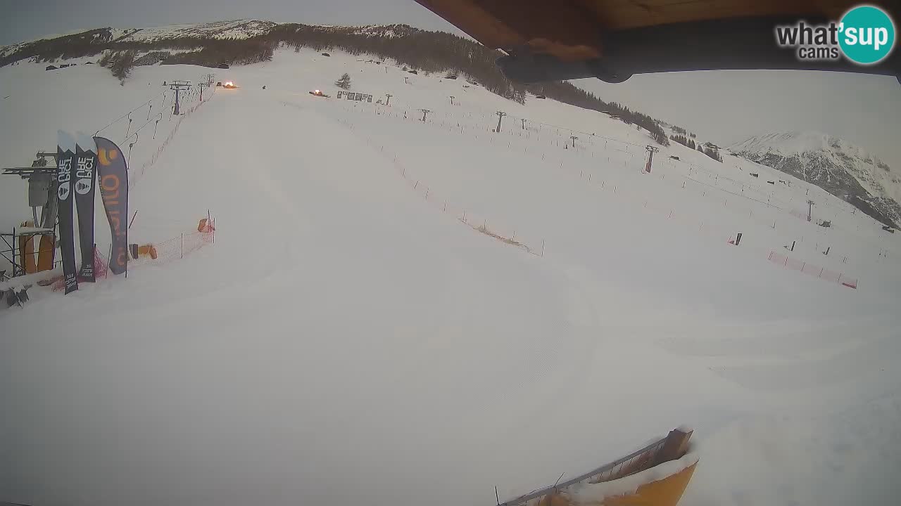 Livigno LIVE cam smučišče | pogled na smučarske proge