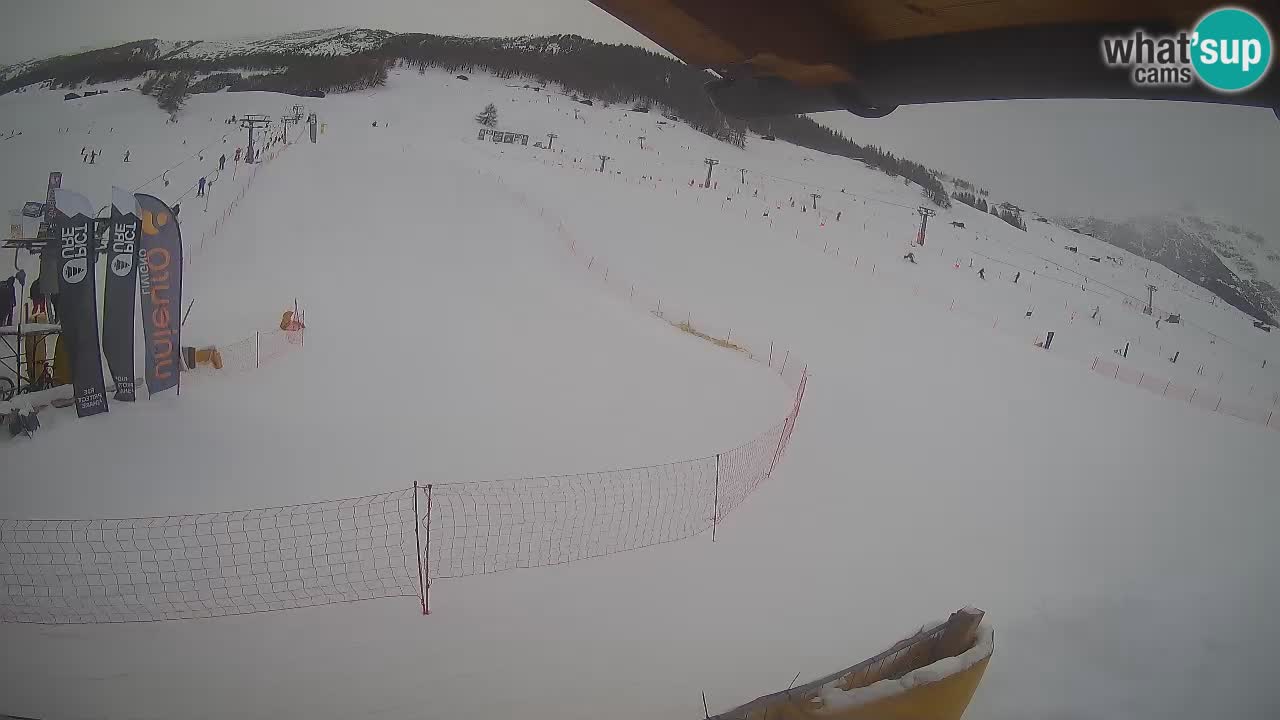 Livigno LIVE cam smučišče | pogled na smučarske proge