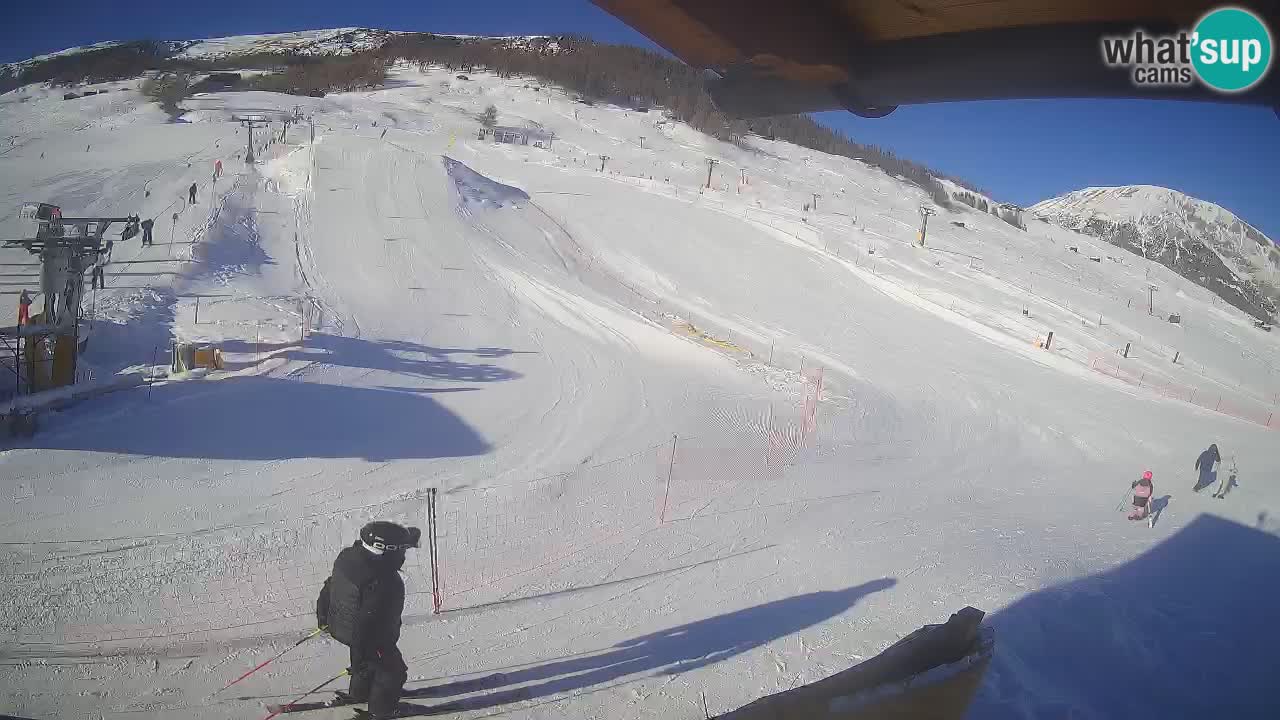 Livigno LIVE cam smučišče | pogled na smučarske proge