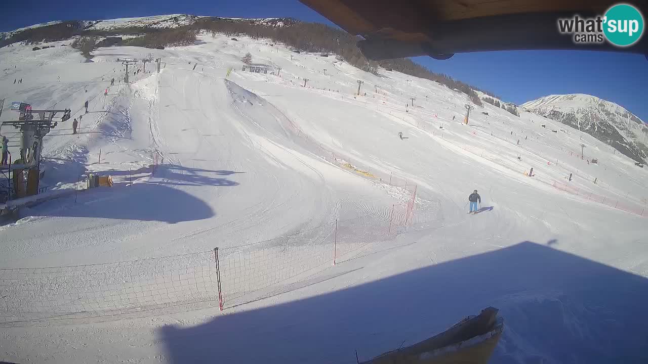 Livigno LIVE cam smučišče | pogled na smučarske proge