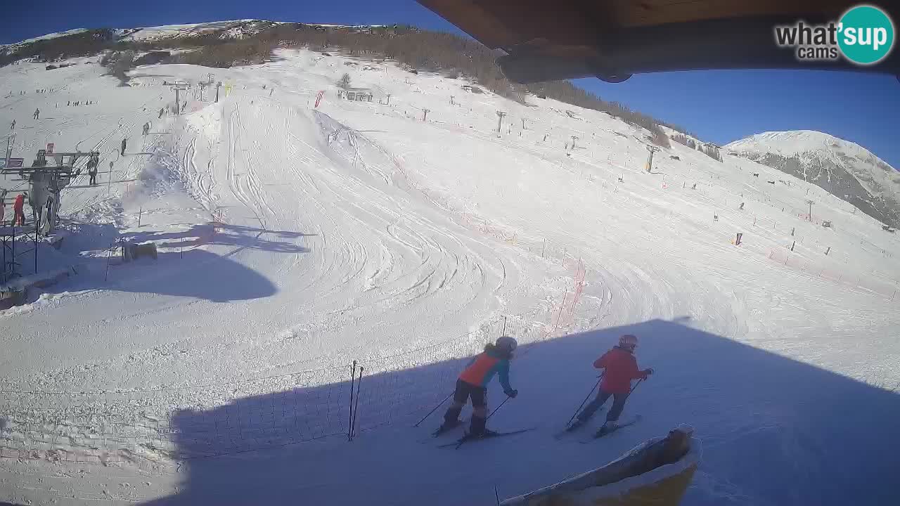 Livigno webcam – view on Livigno Ski School area – LivignoGO