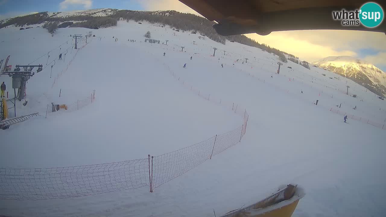 Livigno LIVE cam smučišče | pogled na smučarske proge