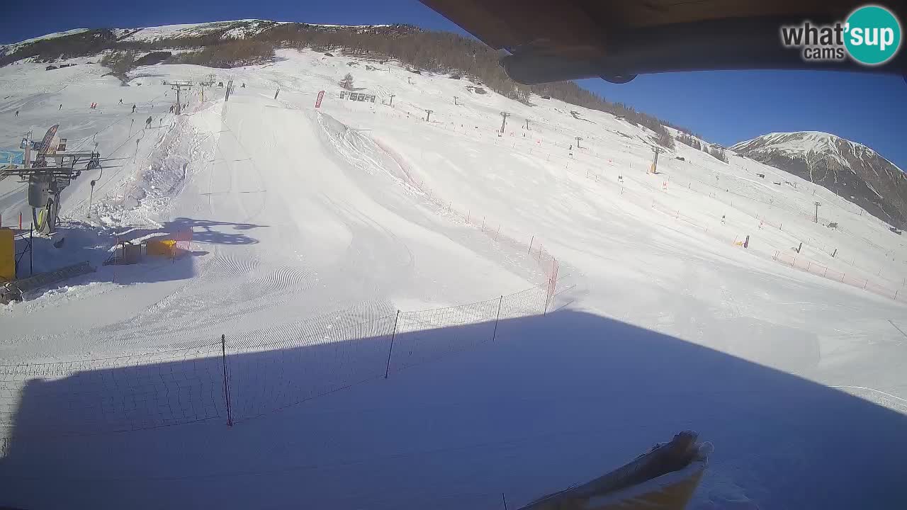 Livigno LIVE cam smučišče | pogled na smučarske proge