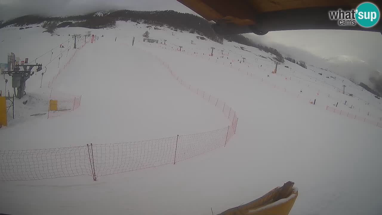 Livigno webcam – view on Livigno Ski School area – LivignoGO