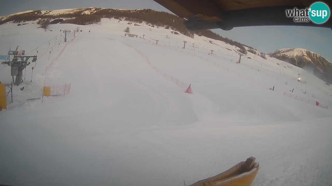 Livigno LIVE cam smučišče | pogled na smučarske proge