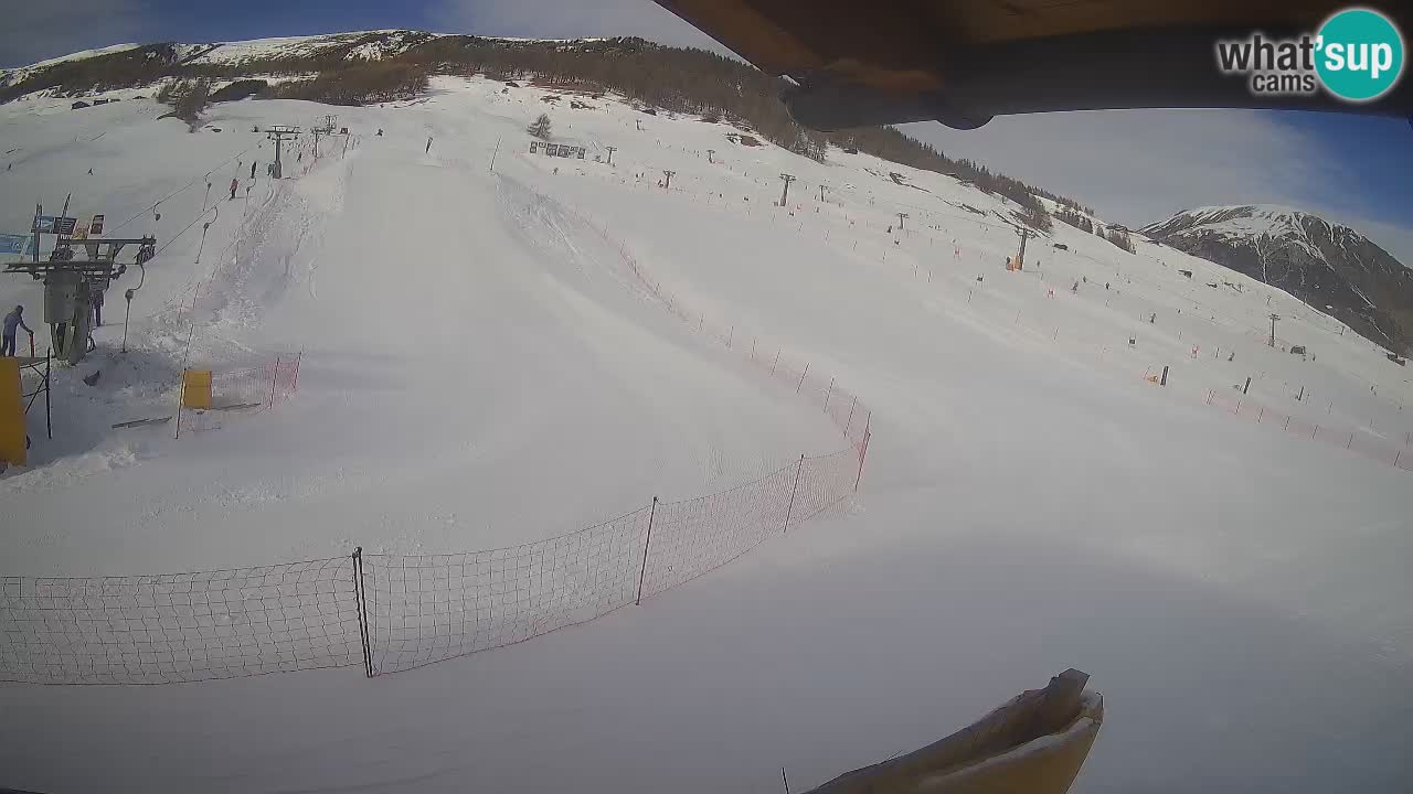 Livigno LIVE cam smučišče | pogled na smučarske proge