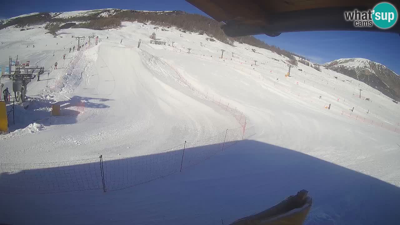 Livigno LIVE cam smučišče | pogled na smučarske proge