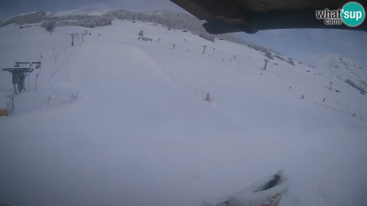 Livigno webcam – view on Livigno Ski School area – LivignoGO