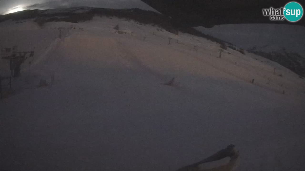 Livigno LIVE cam smučišče | pogled na smučarske proge