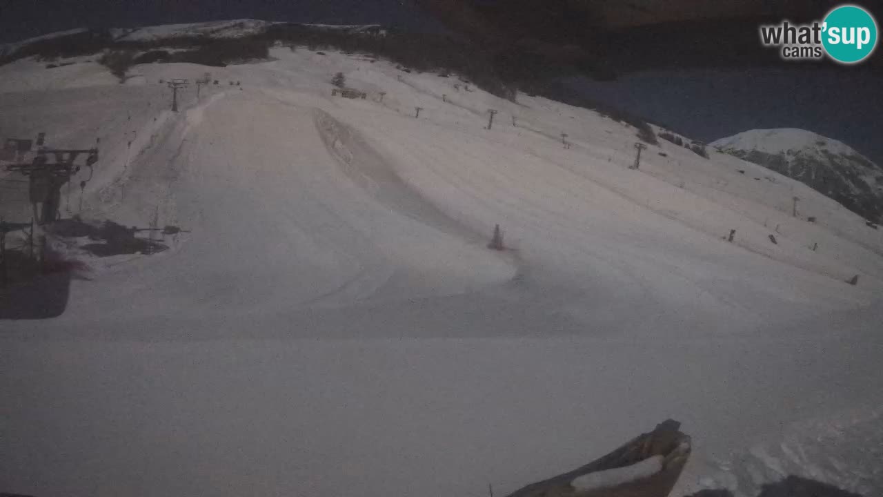 Livigno LIVE cam smučišče | pogled na smučarske proge