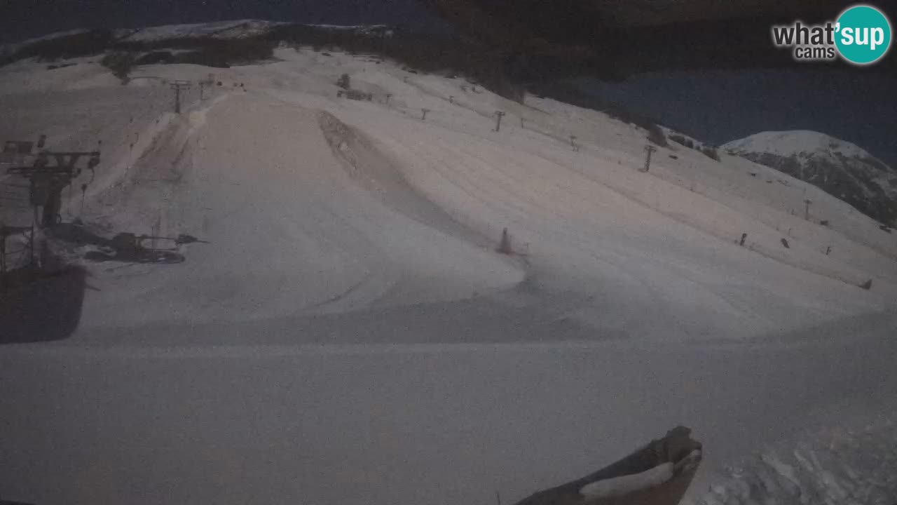 Livigno LIVE cam smučišče | pogled na smučarske proge