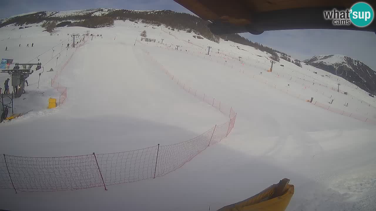 Livigno LIVE cam smučišče | pogled na smučarske proge