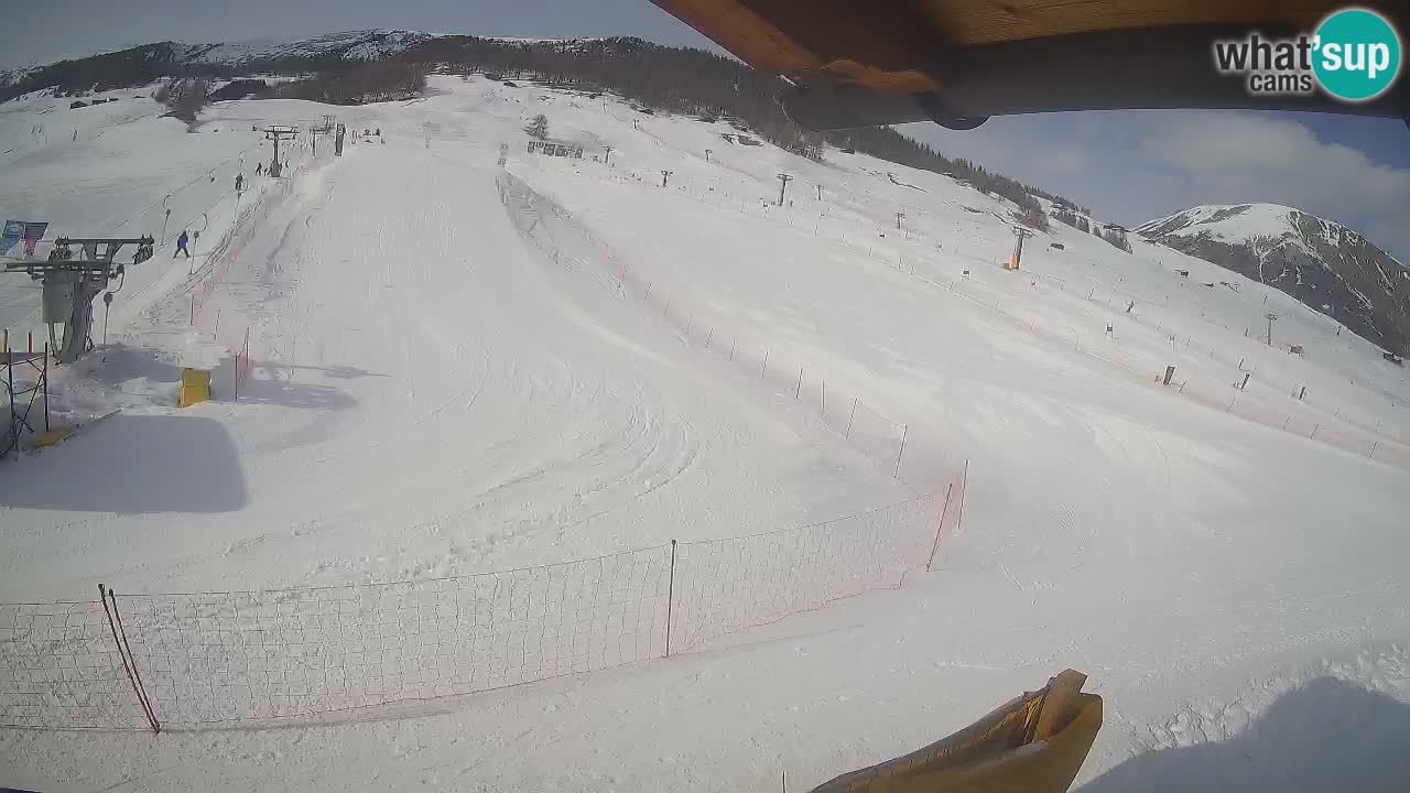 Livigno LIVE cam smučišče | pogled na smučarske proge