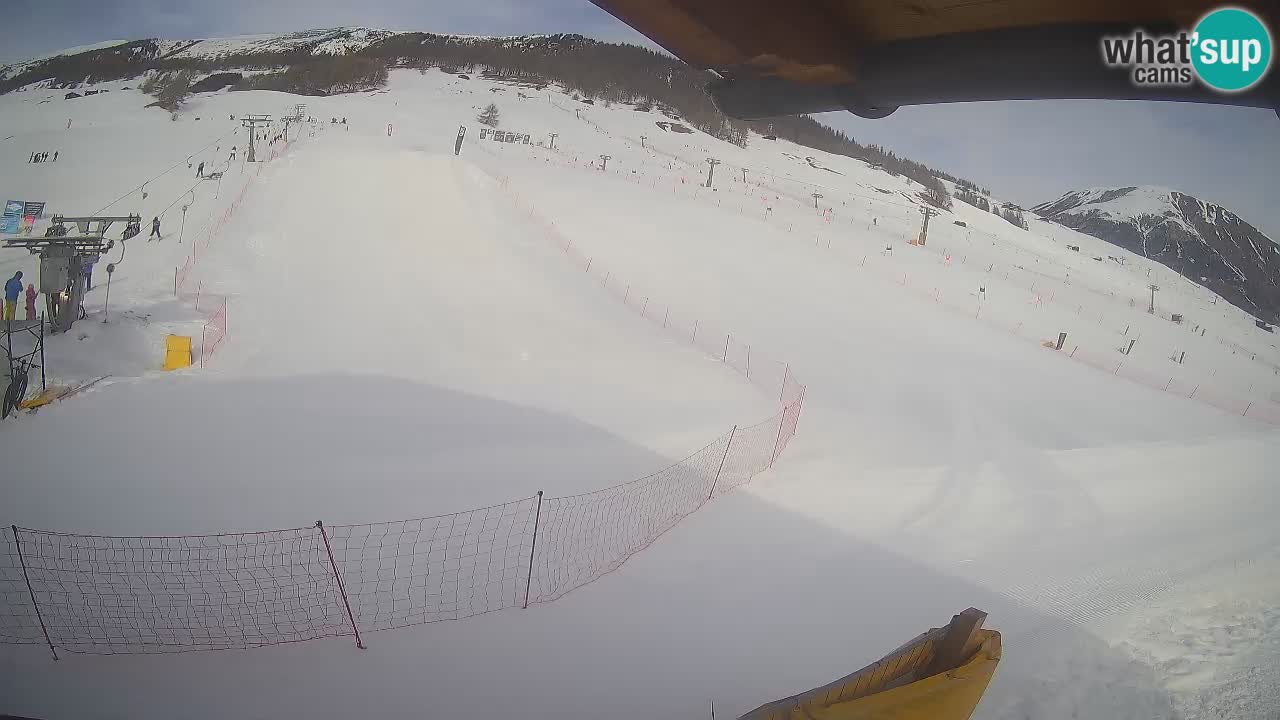 Livigno LIVE cam smučišče | pogled na smučarske proge