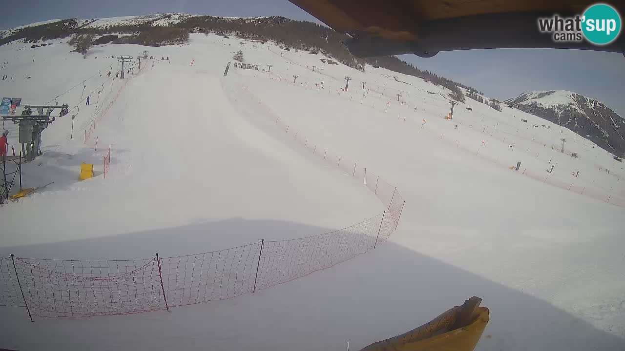 Livigno LIVE cam smučišče | pogled na smučarske proge