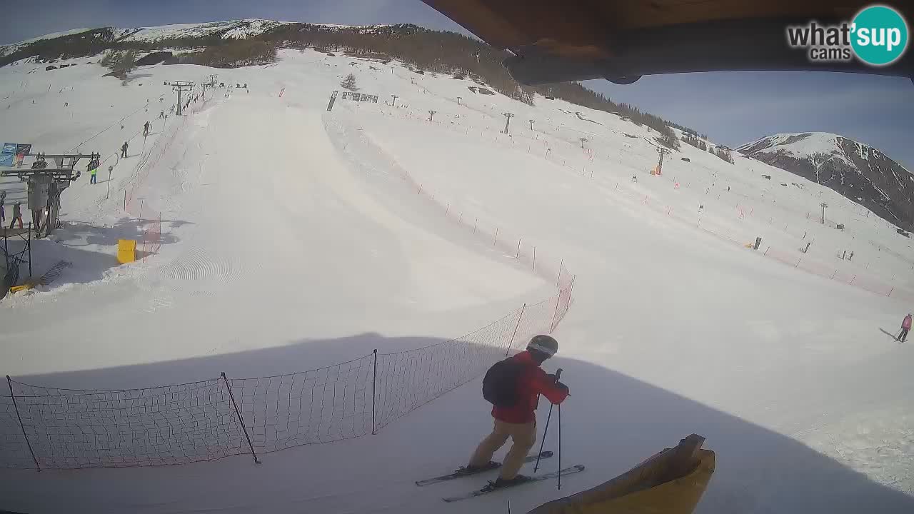 Livigno webcam – view on Livigno Ski School area – LivignoGO