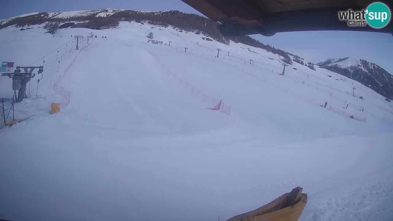 Livigno LIVE cam smučišče | pogled na smučarske proge