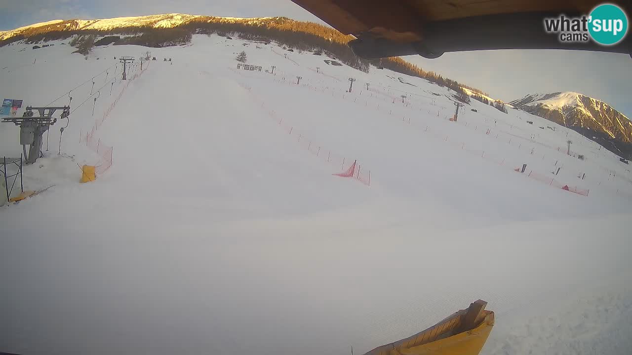 Livigno LIVE cam smučišče | pogled na smučarske proge