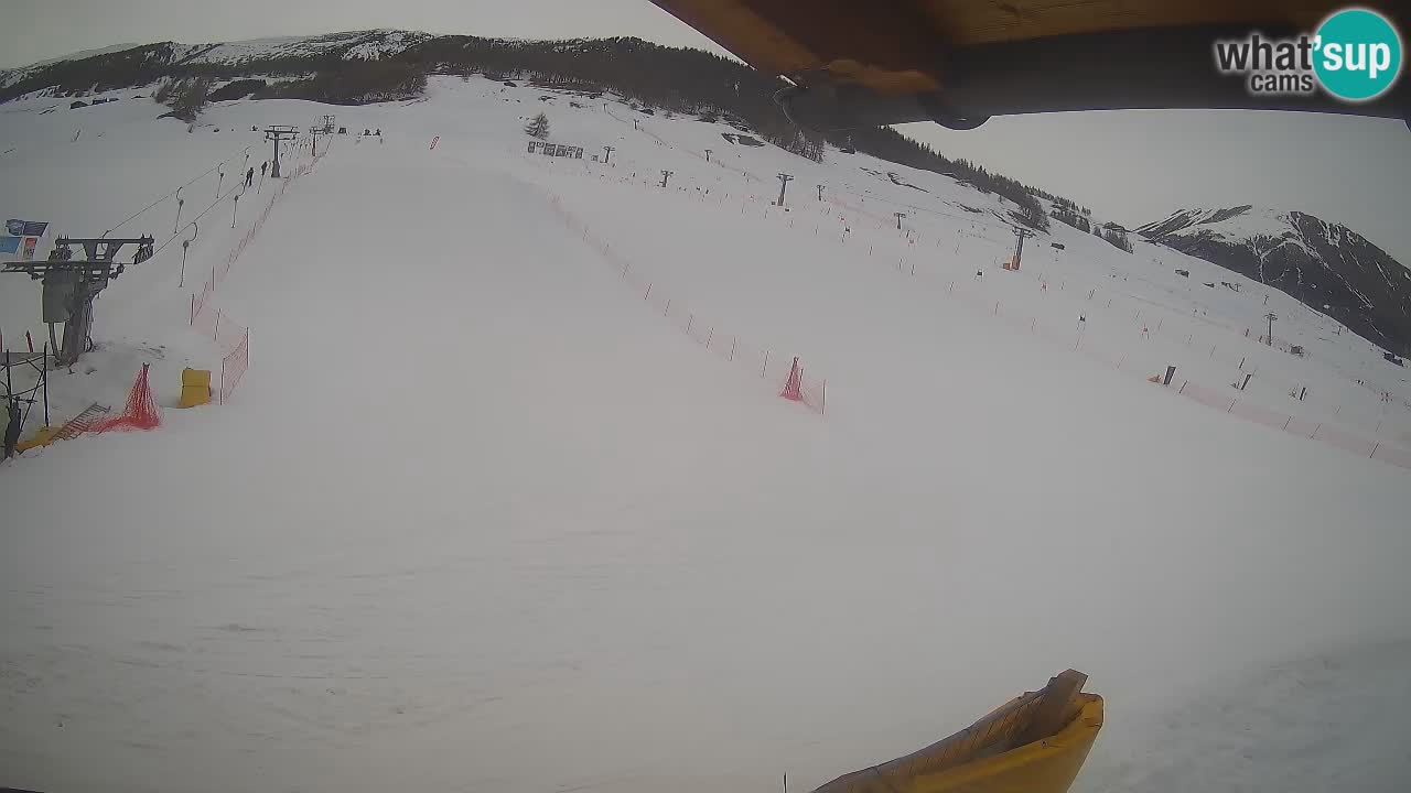 Livigno live webcam – view on Livigno Ski School area – LivignoGO