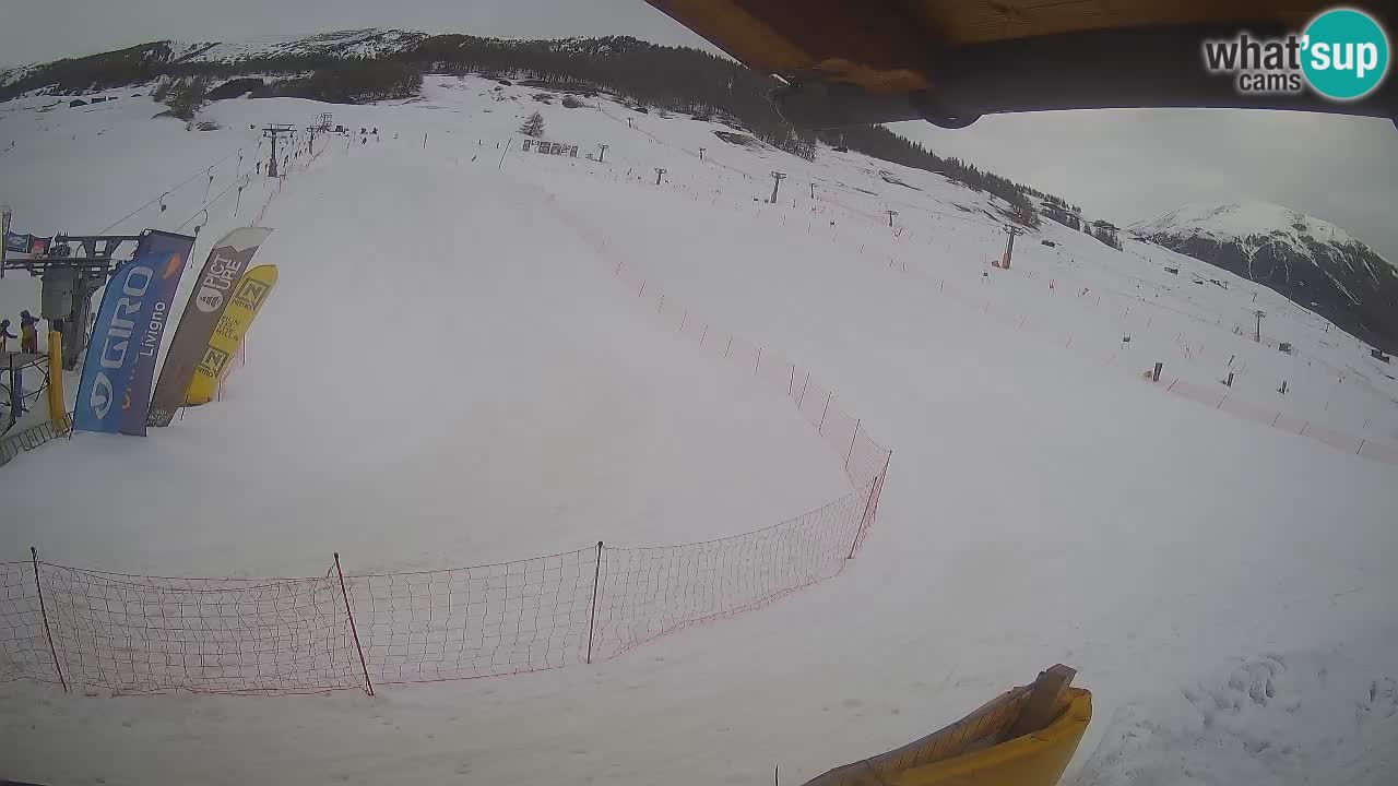 Livigno webcam – view on Livigno Ski School area – LivignoGO