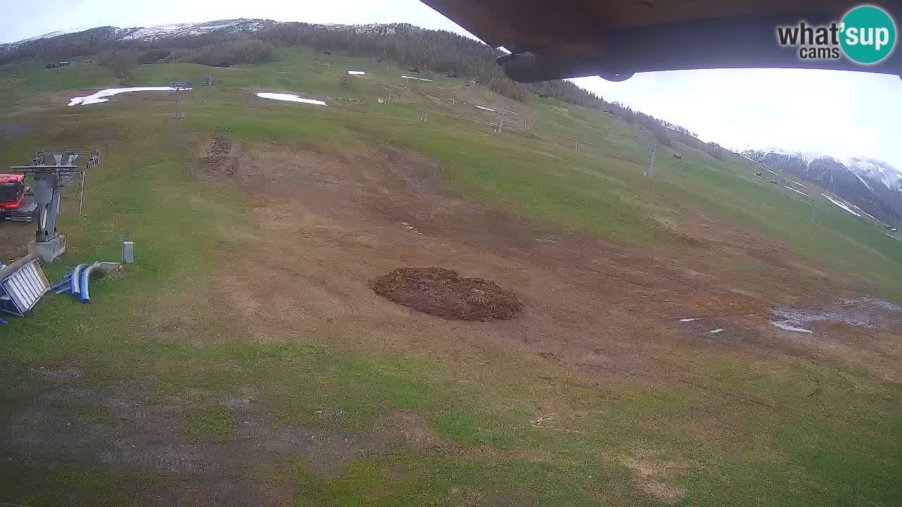 Livigno live webcam – view on Livigno Ski School area – LivignoGO