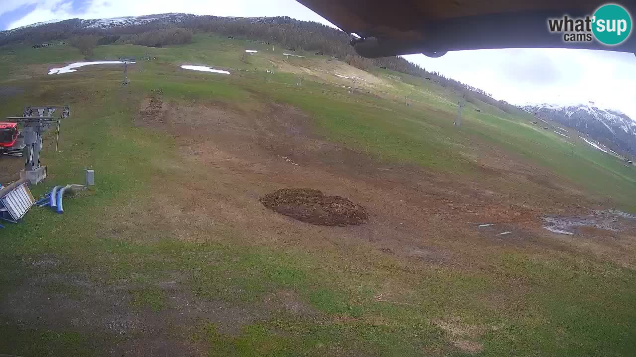 Livigno live webcam – view on Livigno Ski School area – LivignoGO