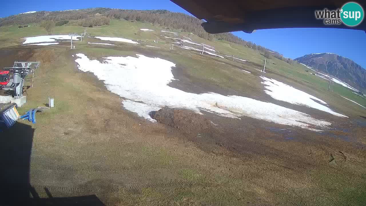 Livigno LIVE cam smučišče | pogled na smučarske proge