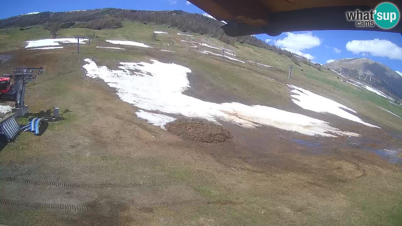 Livigno live webcam – view on Livigno Ski School area – LivignoGO