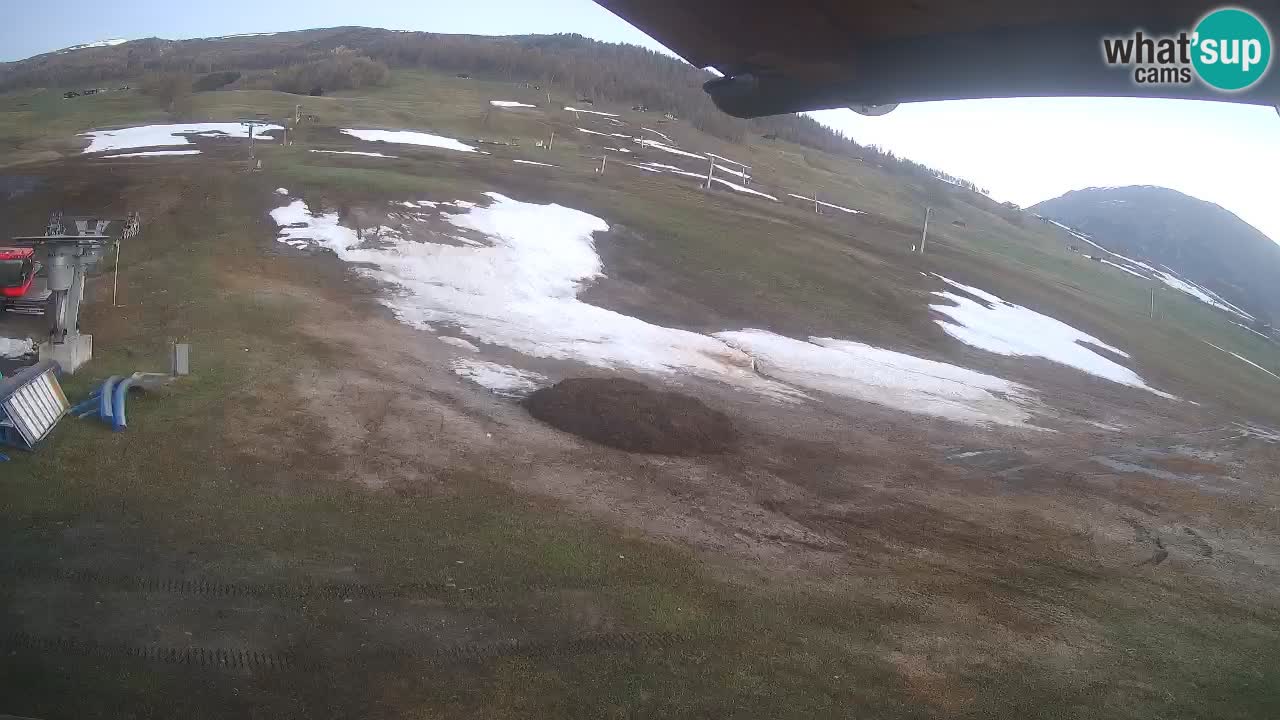 Livigno LIVE cam smučišče | pogled na smučarske proge