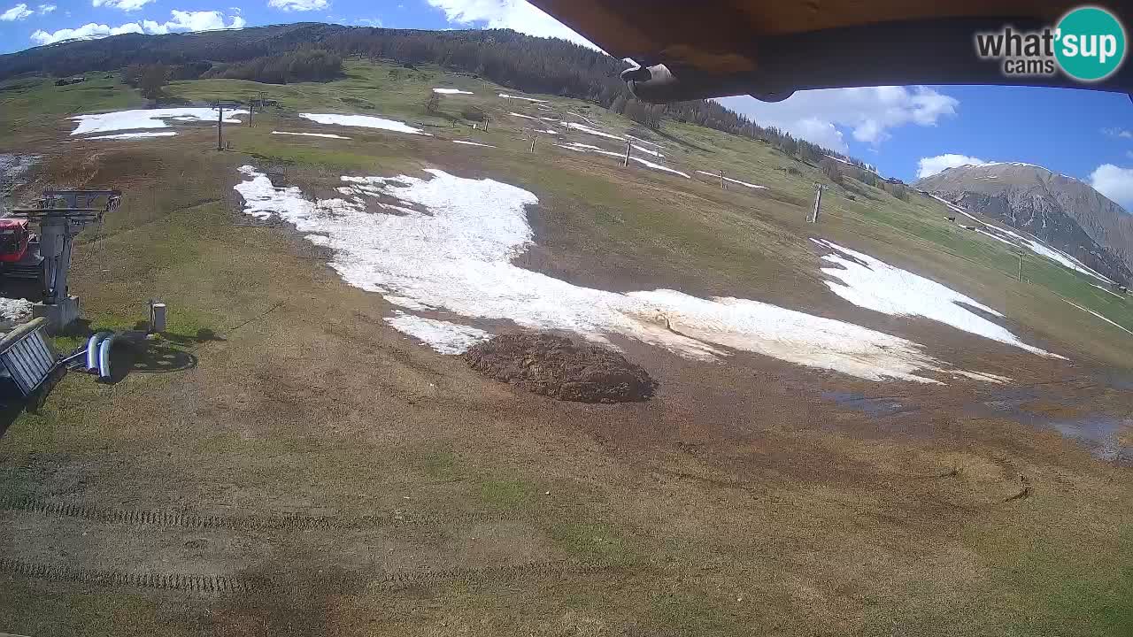 Livigno live webcam – view on Livigno Ski School area – LivignoGO