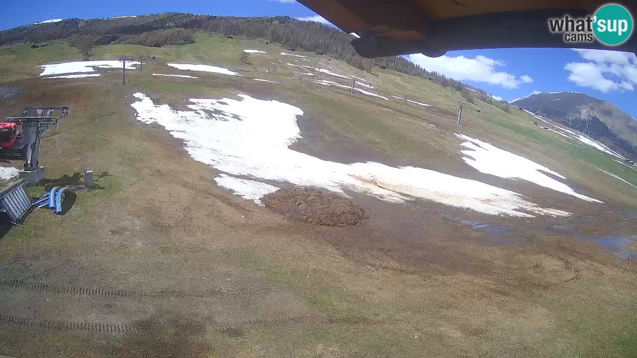 Livigno webcam – view on Livigno Ski School area – LivignoGO