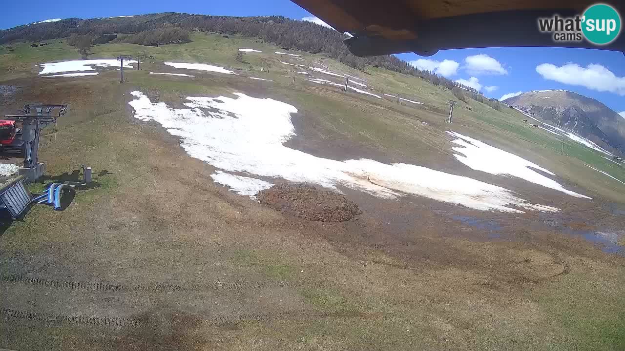Livigno live webcam – view on Livigno Ski School area – LivignoGO