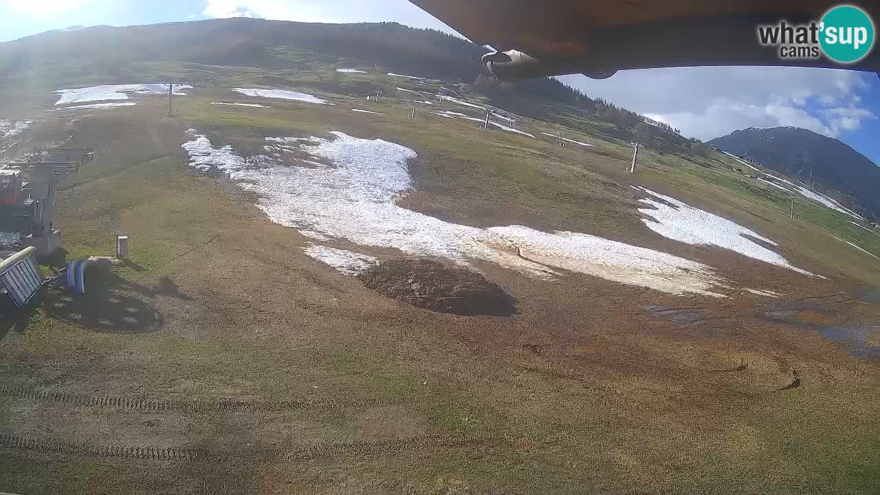 Livigno LIVE cam smučišče | pogled na smučarske proge