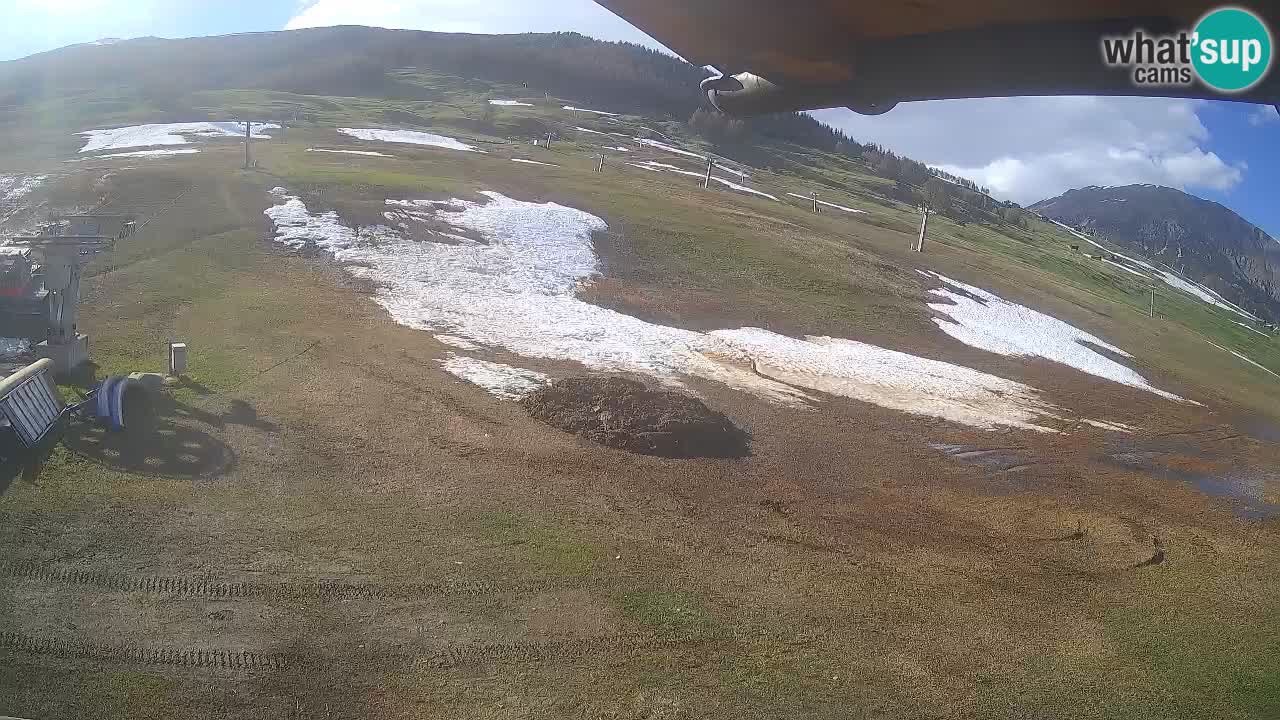 Livigno web kamera – pogled na Livigno Ski School area – LivignoGO