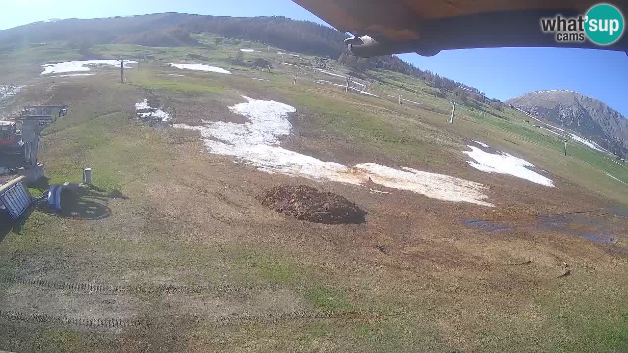 Livigno LIVE cam smučišče | pogled na smučarske proge
