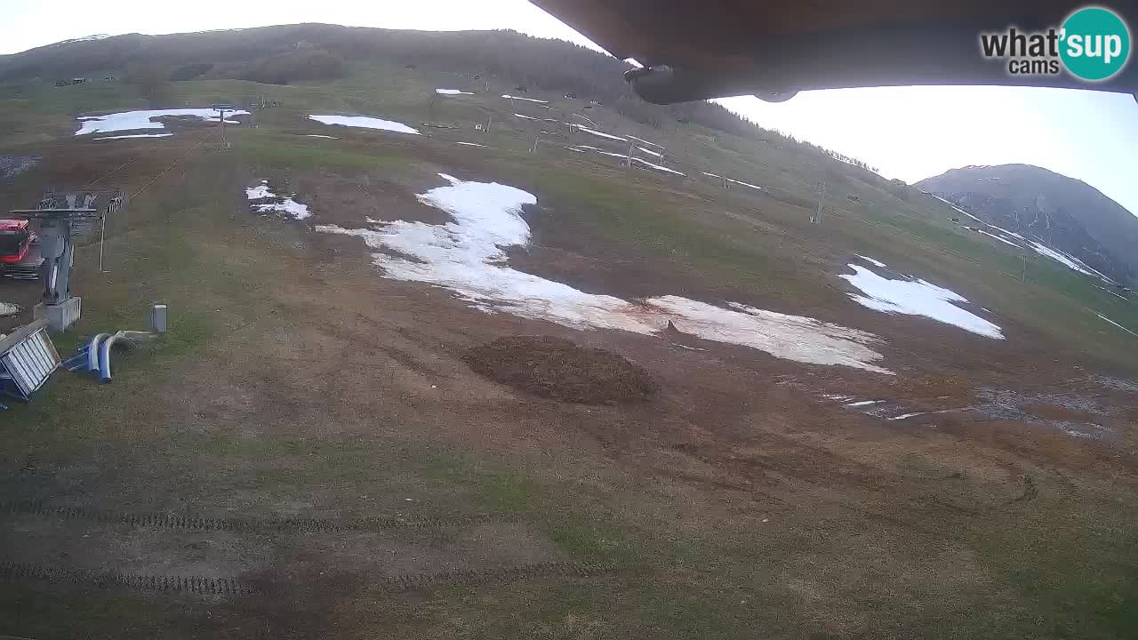 Livigno live webcam – view on Livigno Ski School area – LivignoGO