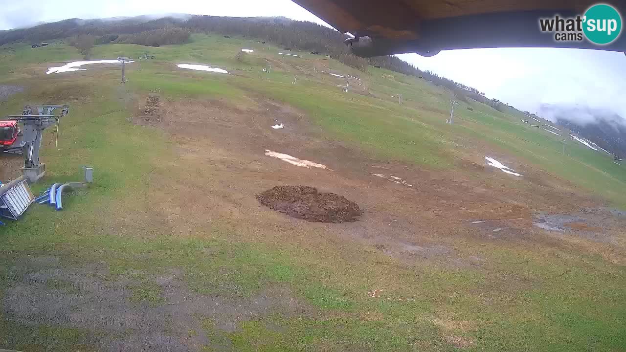 Livigno webcam – view on Livigno Ski School area – LivignoGO