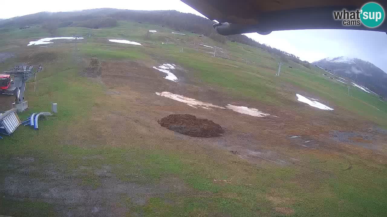 Livigno LIVE cam smučišče | pogled na smučarske proge