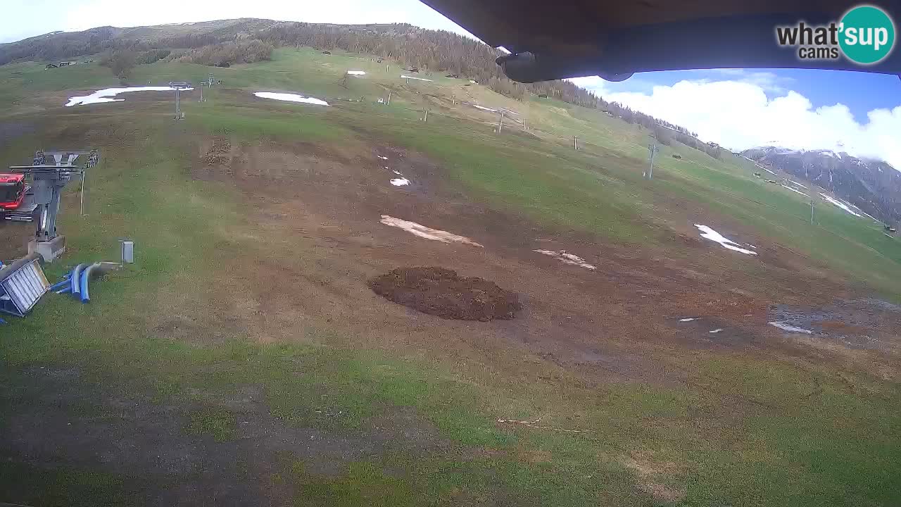 Livigno webcam – view on Livigno Ski School area – LivignoGO