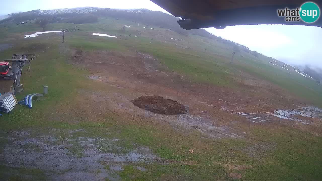 Livigno live webcam – view on Livigno Ski School area – LivignoGO