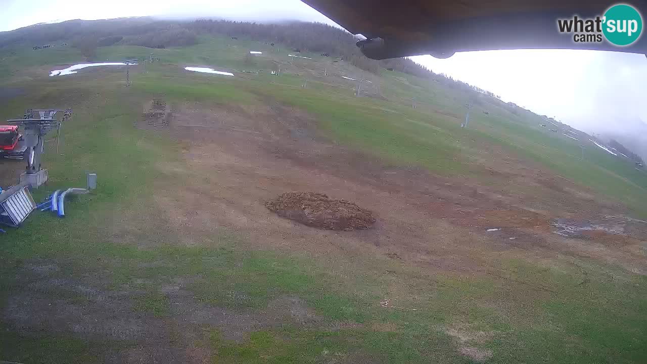 Livigno webcam – view on Livigno Ski School area – LivignoGO
