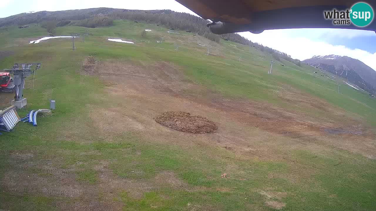 Livigno LIVE cam smučišče | pogled na smučarske proge