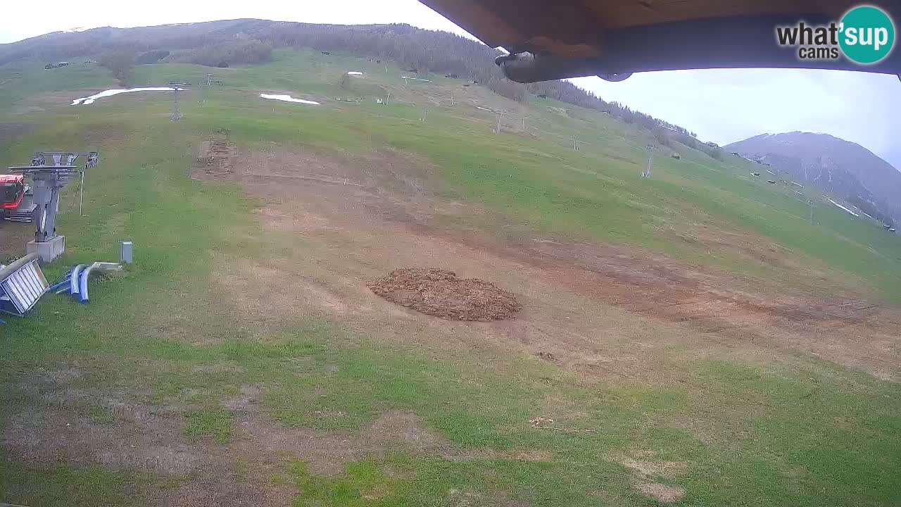 Livigno webcam – view on Livigno Ski School area – LivignoGO