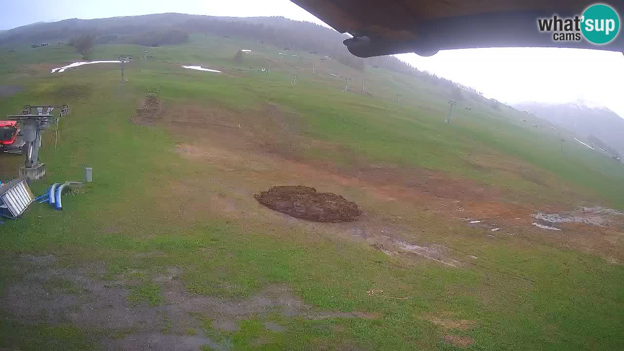 Livigno live webcam – view on Livigno Ski School area – LivignoGO