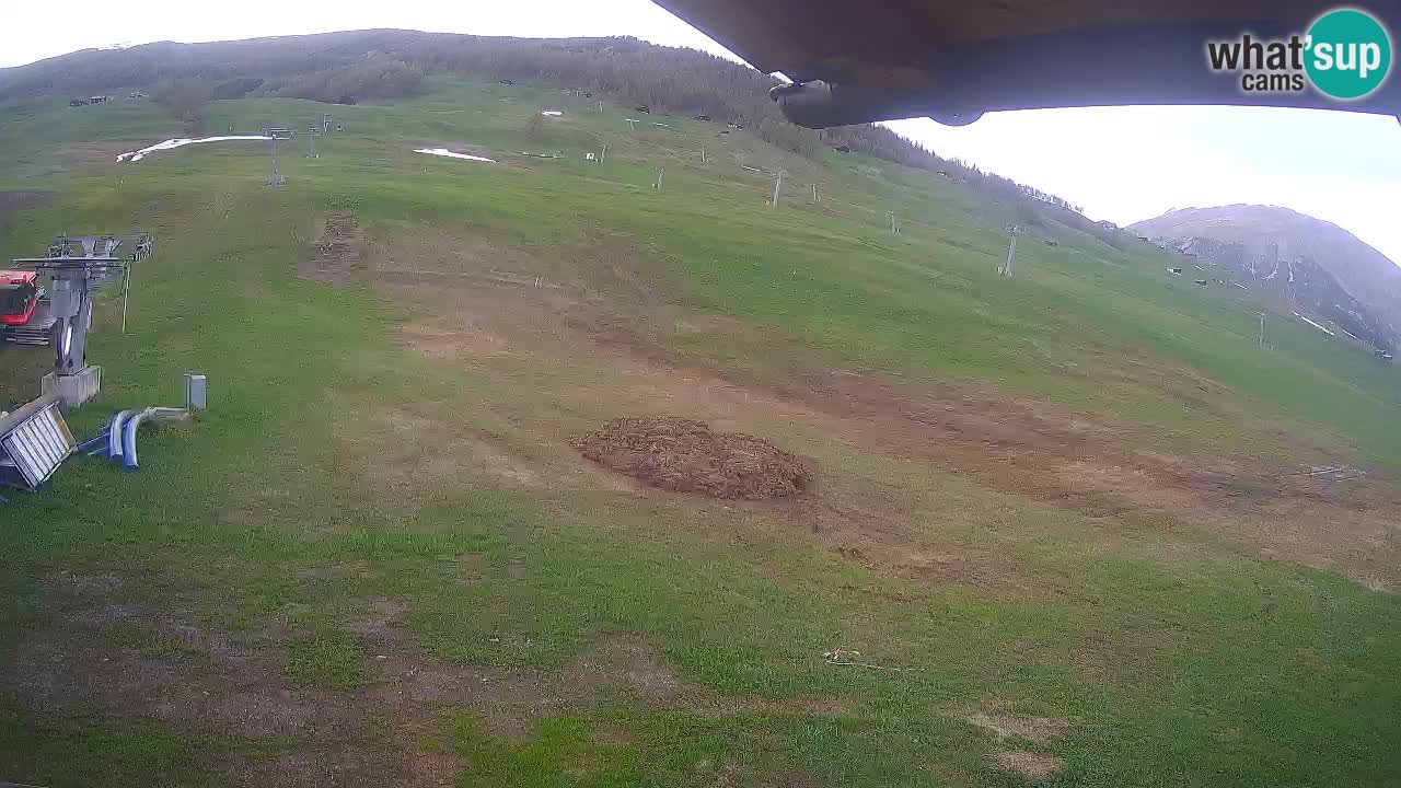 Livigno live webcam – view on Livigno Ski School area – LivignoGO