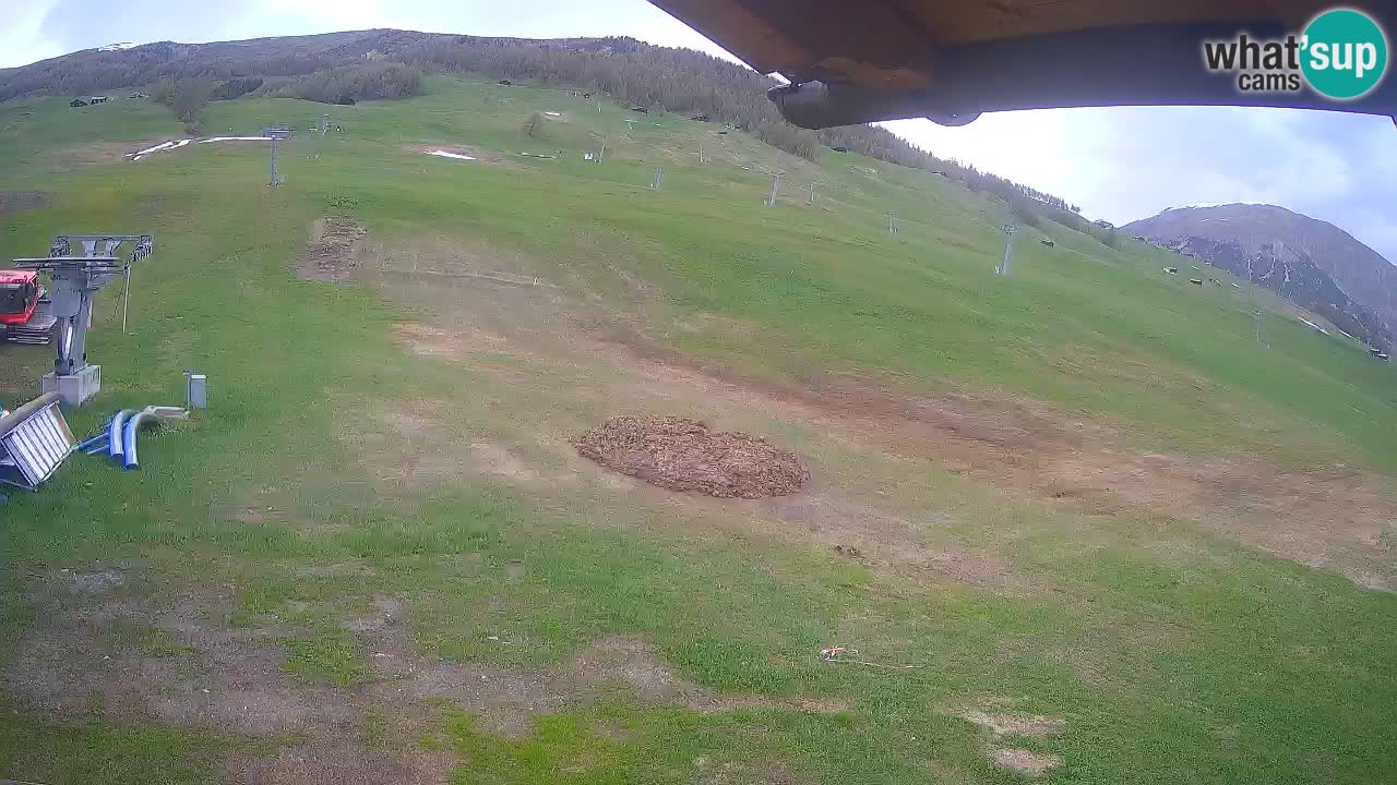 Livigno live webcam – view on Livigno Ski School area – LivignoGO