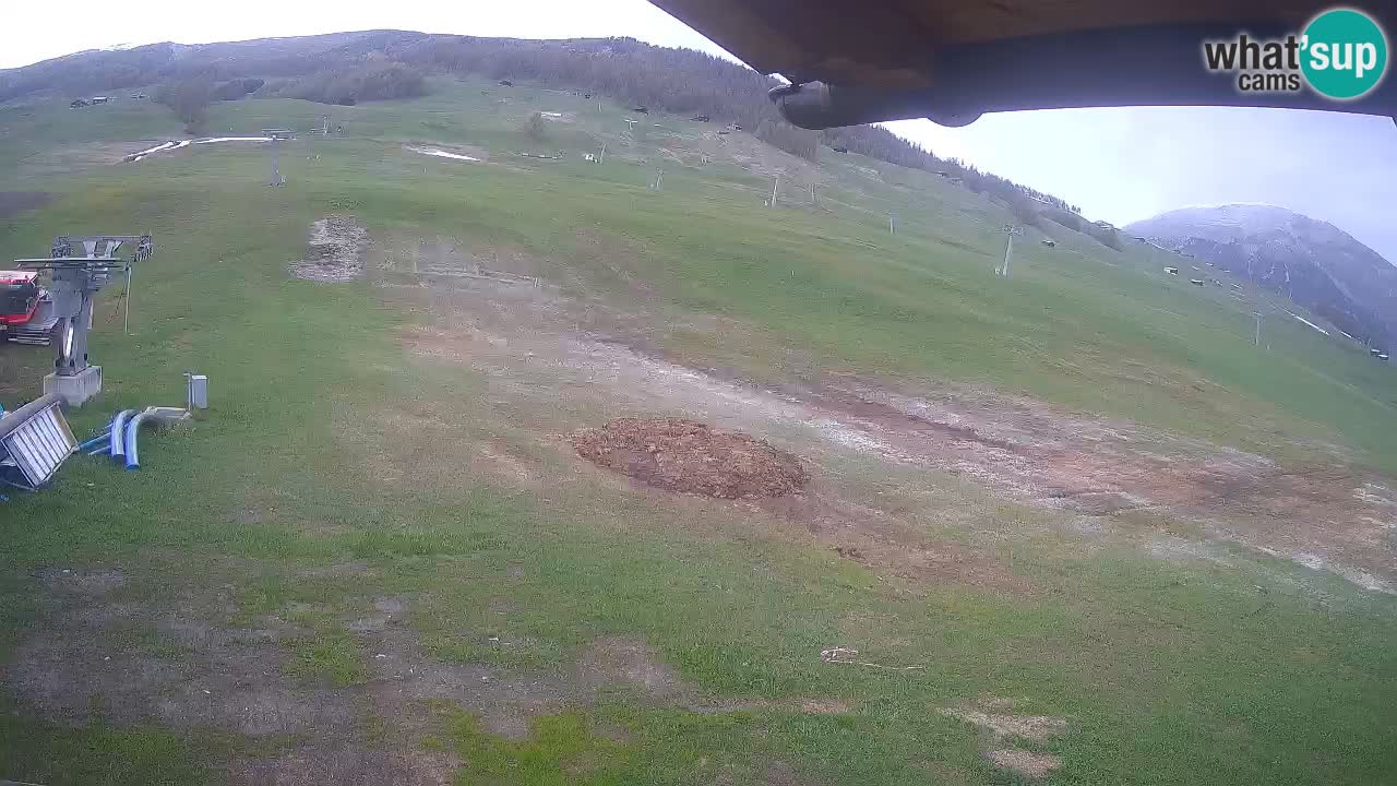 Livigno web kamera – pogled na Livigno Ski School area – LivignoGO