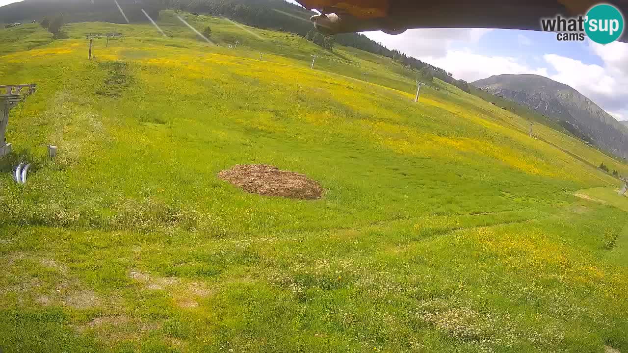 Livigno webcam – view on Livigno Ski School area – LivignoGO